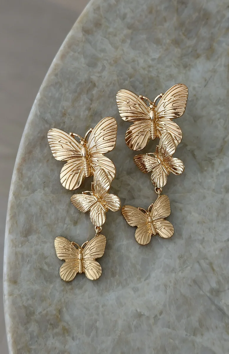 Talita Earrings Gold - Image 3